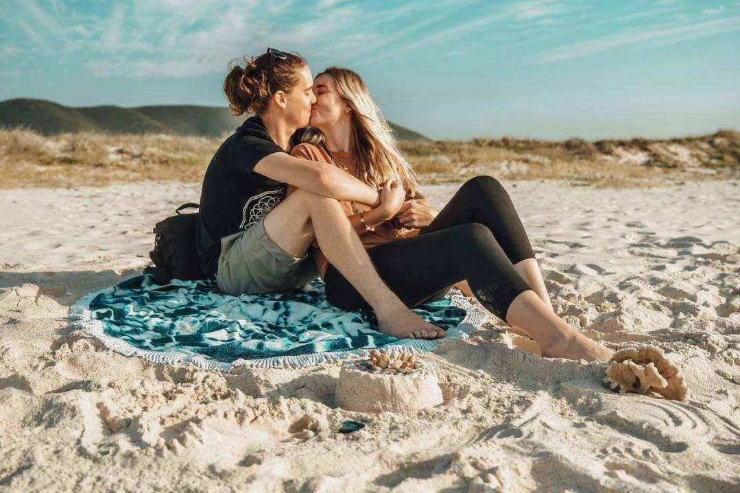 Beach elopement